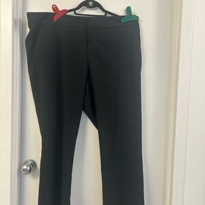 Chaps Black Dress Pants Straight Leg